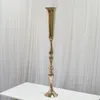 55 cm/65 cm/75 cm/85cm/88cm/110 cm/120 cm) Bröllopshändelse dekoration metall guld silver färgblommor vaser grossist unik vas för blommor centerpieces imke646