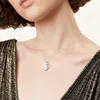 Pendant Necklaces Tif Designer heart pendant with Key tag Necklace diamond stud earrings Women Luxury Brand Jewelry Classic Fashion 925 sterlling silver