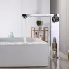 Badkamer wastafel kranen high-end mode persoonlijkheidsbasin kraan koperen podium alle puckering lavabo en koud water kraan