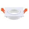 Support MR16 à 3 têtes en argent brossé GU10 Support d'accessoires d'éclairage LED Spot Light Cup Face Ring Lampes de lucarne encastrées traditionnelles Shell usastar