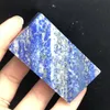 Figurine decorative lapis lazuli fatti a mano gemma a mano rettangolo a mano usato per decorare la guarigione della pietra naturale