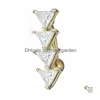 Nombril Bell Button Rings D0642 Zircon Mix Couleurs Belly Stud Drop Delivery Bijoux Corps Dhgarden Dhefo