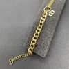 Bracelets Jewelry three-strand chain personality circle letter pendant stainless steel lady bracelet