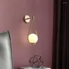 Настенные лампы безрезультатно светло -хрустальная кроватная гостиная