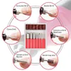 Nagelkonstutrustning 1 Set Professional Electric Manicure Machine Nail Drill Pedicure File Polish Form Tool Nail Art Fötter Care Tools Kit 230310