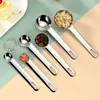 Stainless Steel Measuring Spoons Kitchen Measuring Tools Spoon Set Graduated Home Baking Cooking Gadgets RRA