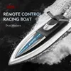 ElectricRC Boats 2.4G LSRCB8 RC Barca da corsa ad alta velocità Impermeabile Ricaricabile Modello Elettrico Radiocomandato Motoscafo Regali Giocattoli per ragazzi 230310