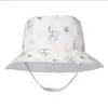 Bébé Seau Cap Double Face Réversible Fisher Chapeaux Enfants Dessin Animé Haut Rond Large Bord Pêcheur Chapeau Garçons Filles D'été Plage Caps Enfants Mode Accessoires LSK422