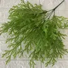 Decorative Flowers 35cm 5Forks Artificial Plants Branch Outdoor Grass Plastic Tree Bouquet Greening Landscaping For Home Garden Wedding