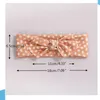 Accessoires de cheveux Floral Print Baby Bowknot Bandeau Mignon Bows Noeud Turban Bande Élastique Head Wrap Pour Enfants Tout-petits Chapeaux G99C