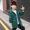 Tench Coats Boys Jackets Kids Fashion Spring Fall Childrens Coats 문자 인쇄 트렌치 얇은 어린이 재킷 외부웨어 옷 230311