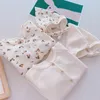 Pagliaccetti Vestiti per bambini Tute per ragazze Pagliaccetti per ragazzi con cappello Tutina per bambini in cotone Primavera Autunno Tute floreali per ragazze per bambini 6-24 mesi 230311