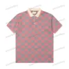 Xinxinbuy Men Designer Tee T Shirt 23SS 5点星プリント半袖コットン