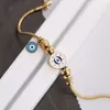 Pulseiras decoradas de titânio 18k ouro dobrável gota de óleo de diabo