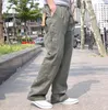 Men's Pants spring Men cargo cotton pants pocket large size big 8XL 10XL 9XL 140KG loose out door casual safari style pants black 230311