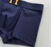 Sous-vêtements pour hommes marque de mode coton antibactérien taille moyenne jeunesse Boyshorts tête en boîte