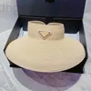 Visors Designer Grass Braid S Hat para Womens Men Moda Moda Chapéus Mulheres Luxo Casquette Beach Sunhat de alta qualidade 2pj6