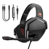 Casque d'ordinateur filaire NUBWO 3.5mm réglable sur l'oreille casque de jeu avec Microphone réduction du bruit pour ordinateur portable PS4