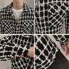 Men's Jackets Jackets Men Spring Fashion Pocket Plaid Handsome Outwear Coats Korean Style Cropped Simple Harajuku All-match Daily Plus Size 230311