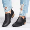Boots Winter Boots Women Fashion Warm Women Wedge Heels Ankle Boots Plus Size Casual Shoes Zip Women's Chelsea Boots Botas Mujer 230311