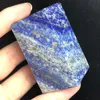 Decorative Figurines Lapis Lazuli Handmade Crystal Gem Hand Massage Rectangle Used To Decorate Natural Stone Healing