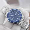 Montre de Luxe Automatische mechanische beweging Heren Watch Hoge kwaliteit Blue Dial 316L Roestvrijstalen horlogeband relojes de lujo para281l