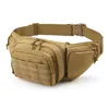 Waist Bags Tactical Waist Bag Gun Holster Military Fanny Pack Sling Shoulder Bag Outdoor Chest Assult Pack Concealed Pistol Carry Holster 230311