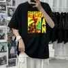 남자 T 셔츠 전기 톱 남자 Pochita Makima 티셔츠 남자 만화 디자이너 여름 2000 년대 의류