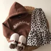 Hoodies tröjor milansar barn hoodies mode pojkar tröjor brev broderi flickor pojkar kläder 230310