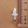 Orecchini a bottone Gioielli moda placcati argento Croce a forma di U Pietra intarsiata /dtoamkva Emyanefa LKNSPCE311