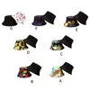 Cappelli a tesa larga Donna Uomo Estate Reversibile Pkable Cappello a secchiello Colorato Harajuku Tesa larga Frutti tropicali Ananas Banana Stampa Berretto da pescatore P230311