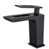 Bathroom Sink Faucets Black Gold Washbasin Faucet Cabinet Basin Nordic Creative And Cold Splash-proof Copper