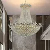 Chandeliers American Luxurious K9 Crystal Chandelier Art Deco Modern Lights Fixture European EL LED 홈 실내 조명