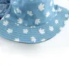 Cappelli a tesa larga 2020 New Maple Leaf Stampa Cappello da pescatore Denim Cappelli a secchiello Reversibile Bob Caps Hip Hop Gorros Uomo Donna Panama Bucket Cap P230311