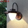 Açık duvar lambaları outela lamba klasik aplikler ışık su geçirmez ip65 ev led için led