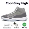 Jumpman 11 Mens Basketball Shoes 11s Sneakers Cool Grey Cherry Yellow Snakeskin Pure Violet Midnight Navy DMP Gamma Blue Uomo Donna Scarpe da ginnastica Sport Sneakers 36-47