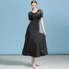 Vestido de salão de esgotão dança padrão da dança de valsa de valsa em prática em espanhol