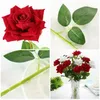 Fleurs décoratives 10 pièces bouquet de roses artificielles belle décoration de table de mariage en soie organiser de fausses plantes saint valentin