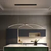 Moderne LED -tafel Eetkamer Hanglampen Dimpelbaar voor keukenbar Kroonluchter Minimalistisch Home Decor Lighting Lusters Luminaires