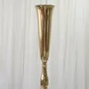 55 cm/65 cm/75 cm/85cm/88cm/110 cm/120 cm) Bröllopshändelse dekoration metall guld silver färgblommor vaser grossist unik vas för blommor centerpieces imke646