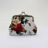 Coin Purse Retro Vintage Flower Wallet Solid Color Credit Card case Wallet Package Card Holder Lady Wallet Clutch Bags GWE11809