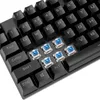 K80 87 toetsen LED Backlit Mechanical Toetsenbord USB Wired Gaming Toetsenboards Blue Switch ABS Keycap voor desktopcomputer PC -laptops