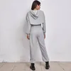 Dames tracksuits loopt sets casual sportstijl 3 stuks pakken dames lente zomervesten hoodies joggers tracksuit joggroeven hindernissen