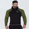 Men's Hoodies 2023 Men Gyms Brand Clothing Hoody Zipper Casual Sweatshirt Muscle Slim Fitness Hooded Jackets