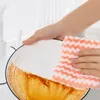 Soft Striped Strong Absorbent Cleaning Cloths Towels For kitchen Home Washing Cleaning Tools