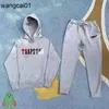 남자 tracksuits 하이 스트리트 trapstar tracksuit broidery 까마귀 스웨터 남자 여자 세트 정장 스웨트 팬츠 1008h22