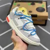 OW Men Women Running Sports Shoes No.1-50 Lot The Offs White SB Duunks Low Skate University Blue Fragment Casual Shoes 36-48 met Box11os
