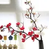 10Pcs Plum Cherry blossoms Artificial Silk flowers flores Sakura tree branches Home table living room Decor DIY Wedding Decoration