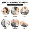 Back Massager Electric midja kudde Massager Hälsovård Roller Deep Kneading Shiatsu Relaxi Vibration av axel Back Heating Body Massage Salud 230311