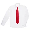 Bow Ties 38 6cm Kids' Small Size Neck Tie Fashion School Skinny Neckwear Easy To Wear Simple Lazy Slim Student